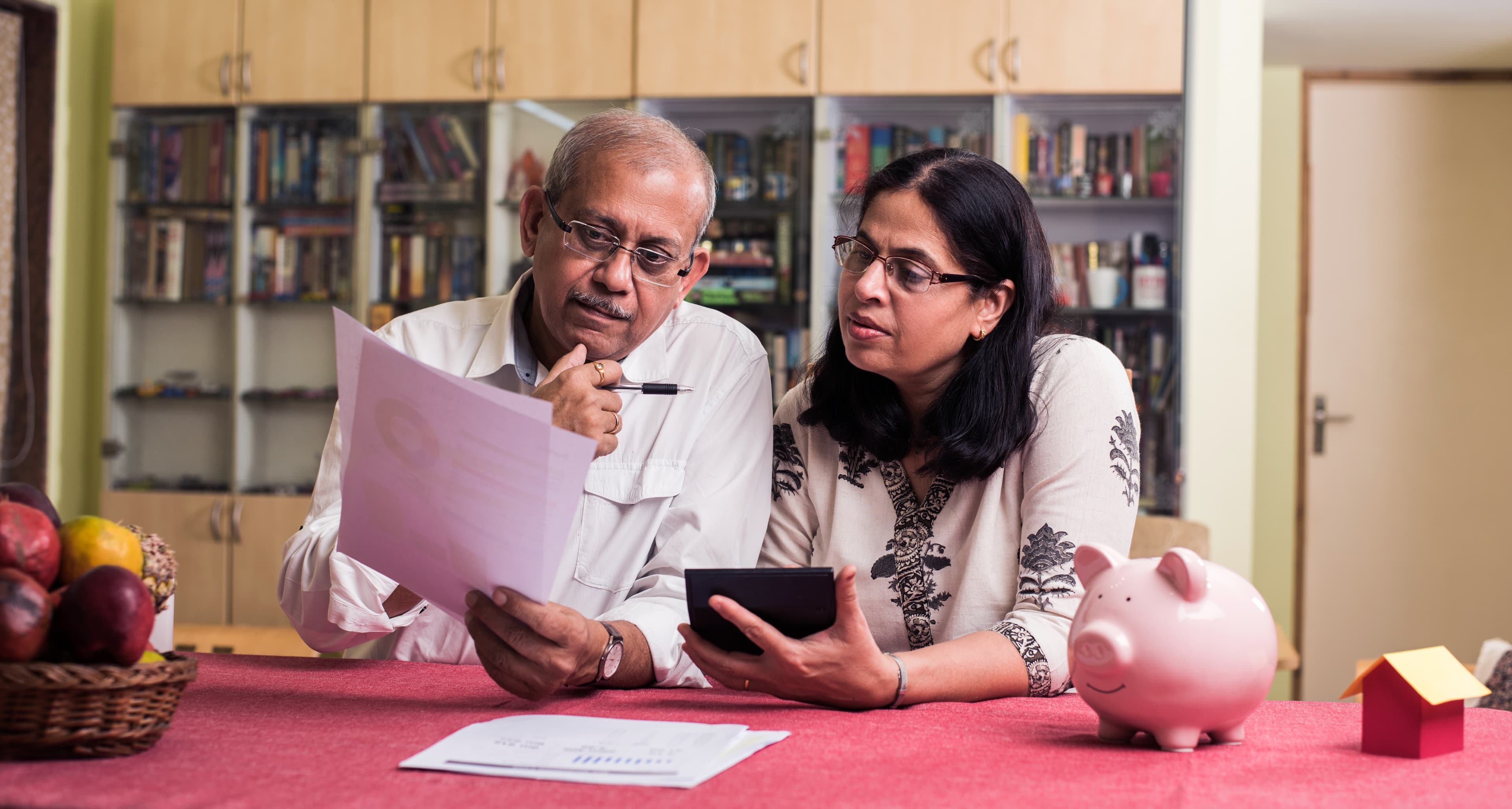 Couple receiving care support